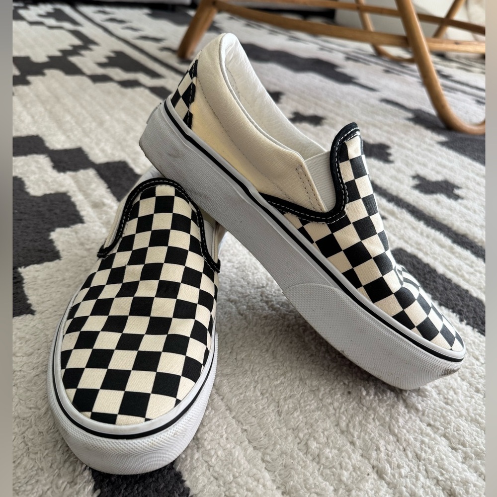 Classic Slip-On Checkerboard Stackform Shoe